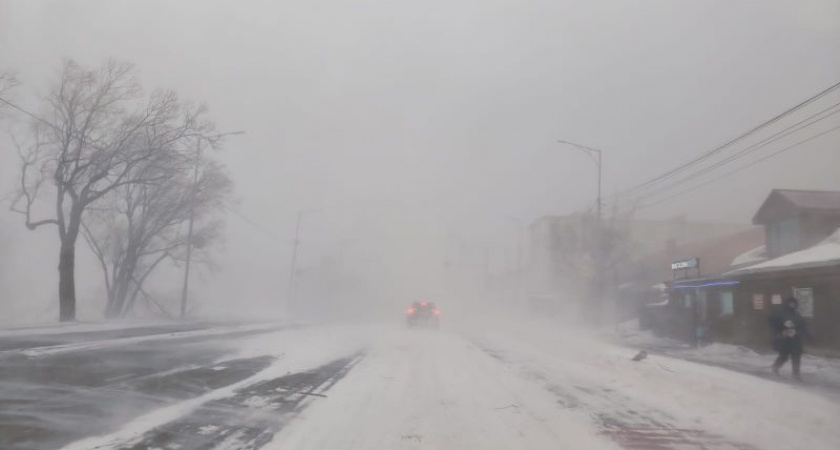 Власти Петропавловска сообщили о порывах ветра в городе до 60 м/с