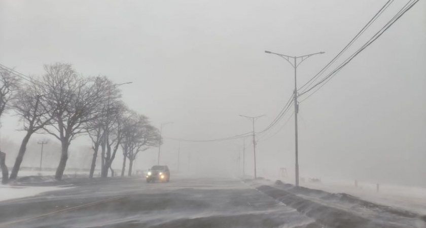 Юг Камчатки переживает пик урагана