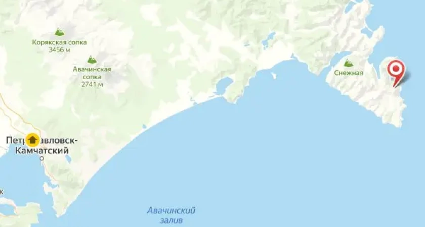 На Камчатке произошло землетрясение магнитудой 4,2