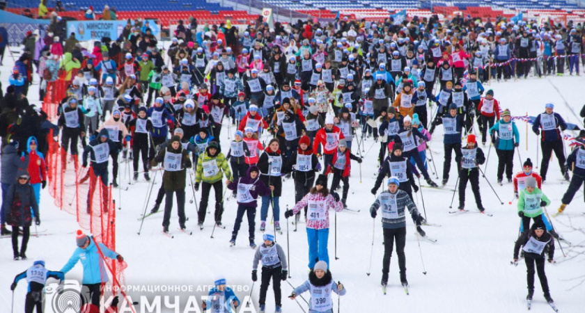 Всероссийская массовая лыжня прошла в Камчатском крае.