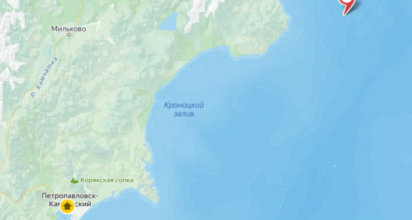 На Камчатке произошло землетрясение магнитудой 4,5