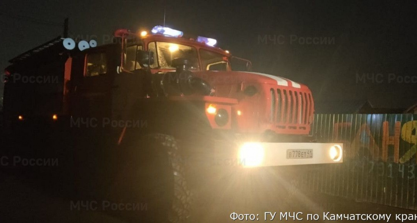 В Петропавловске-Камчатском горела двухэтажная баня