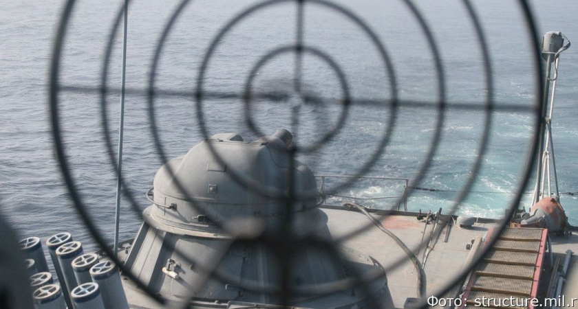 Корвет «Гремящий» уничтожил условный беспилотник у берегов Камчатки