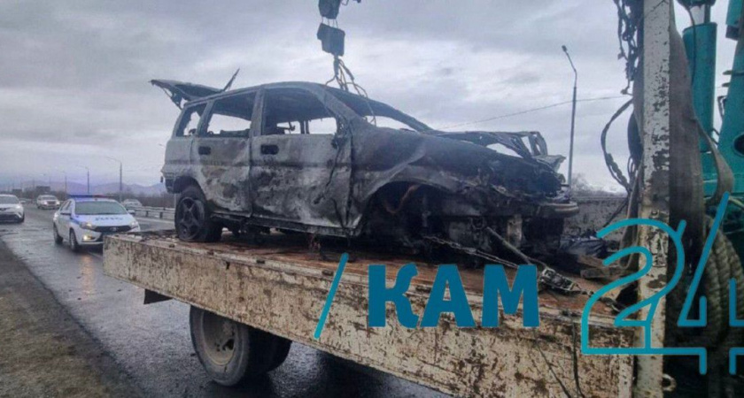 В ГИБДД рассказали подробности огненного ДТП на Камчатке