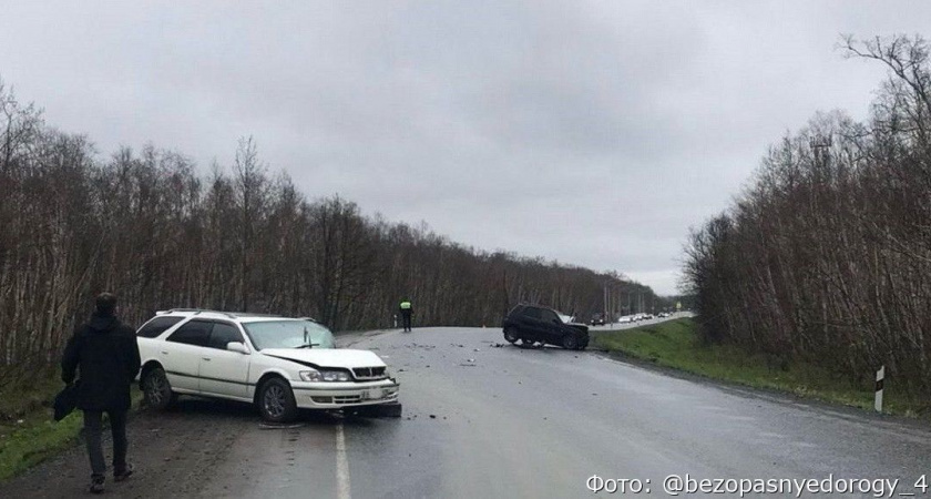 В ДТП при повороте на камчатскую Лагуну пострадал предполагаемый виновник аварии