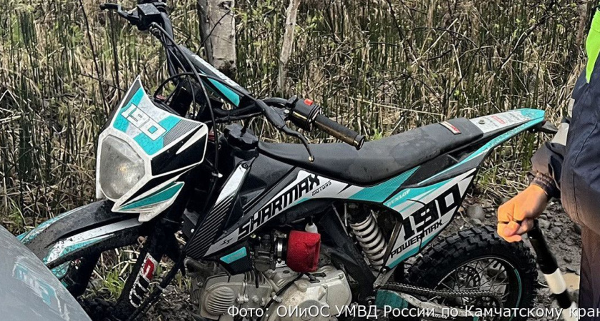 На Камчатке в Елизове полицейские поймали малолетнего мотоциклиста