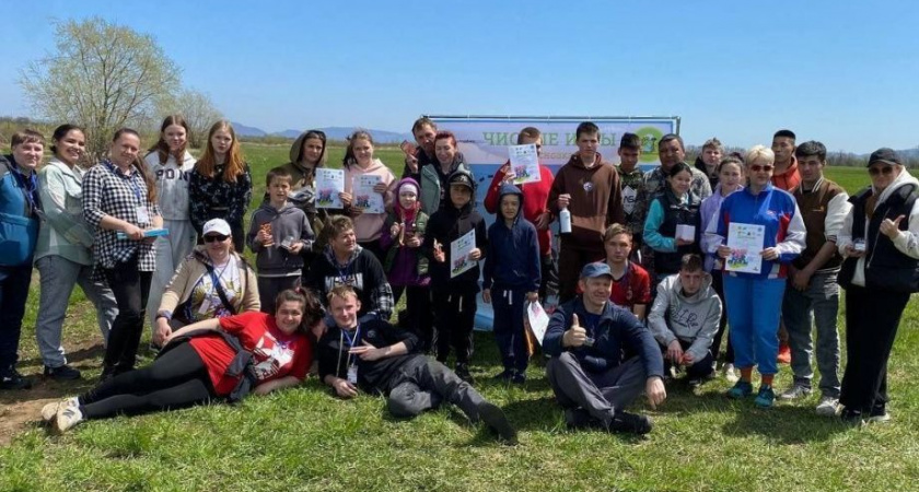 Более 700 килограмм мусора собрали в Сосновке на Камчатке в рамках экологической акции