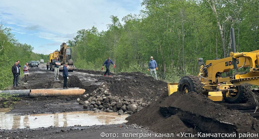 На Камчатке проезд на участке дороги Мильково – Ключи – Усть-Камчатск вновь закрыт