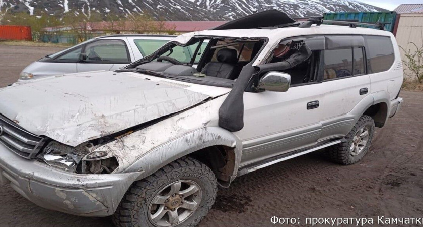 Малыш 1,5 месяца пострадал после переворота «Тойота Прадо» на Камчатке