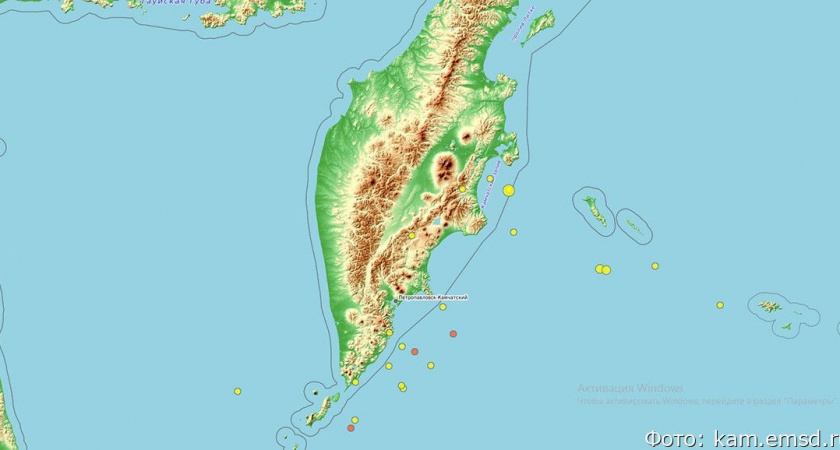На Камчатке за это утро произошло два землетрясения