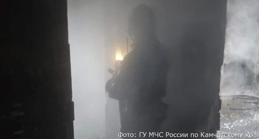 Ночью в Петропавловске-Камчатском горел трубопроводный цех