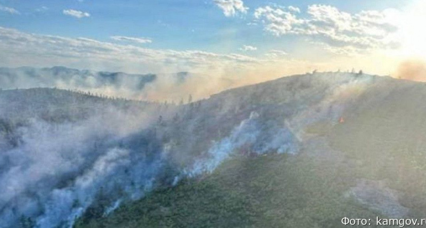 На Камчатке специалисты минлесохоты Камчатки ликвидируют три лесных пожара