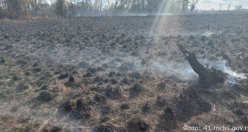 На Камчатке в поселке Козыревск повысился класс пожарной опасности