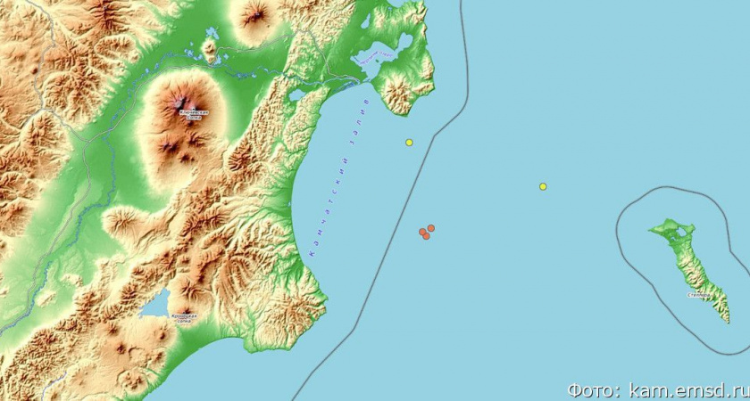 Этим утром Камчатку трижды «встряхнуло»