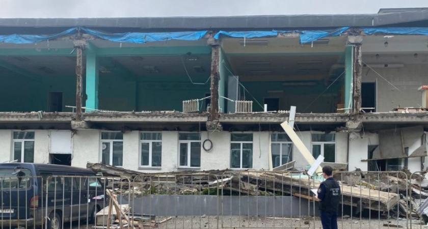 Следком на Камчатке начал проверку по факту обрушения фасада здания в Вилючинске