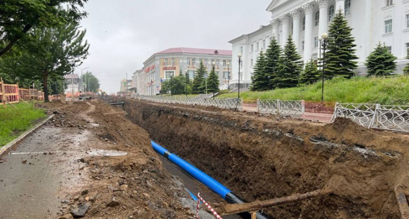 Работы на Ленинской в Петропавловске могут завершить раньше срока
