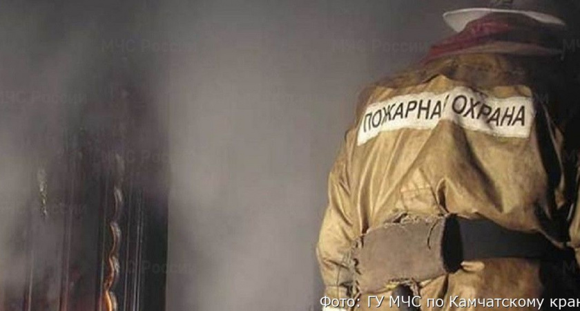 В СНТ «Орбита» Елизовского района произошёл пожар в бане