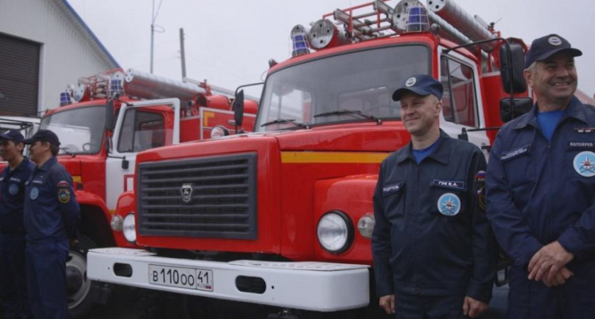 Населенные пункты Камчатки пополнились новыми пожарными автомобилями
