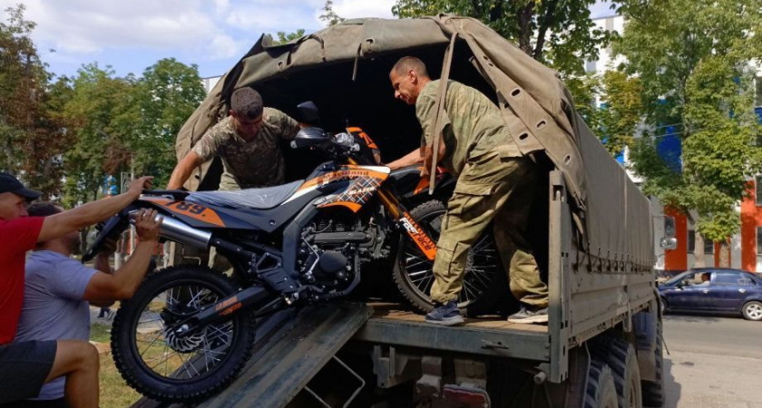 Камчатским бойцам за последний месяц направили более 50 мотоциклов  