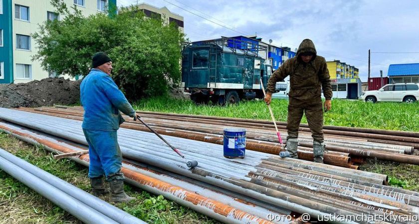 В Усть-Камчатске начался капитальный ремонт теплотрассы