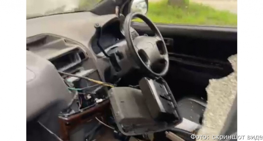 В камчатском Елизове неизвестные грабят припаркованные машины (видео)