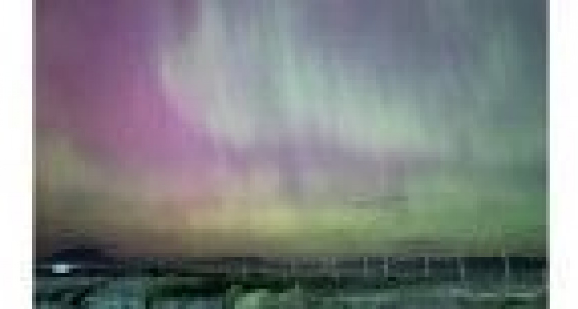 Север Камчатки накрыло полярное сияние (фото)