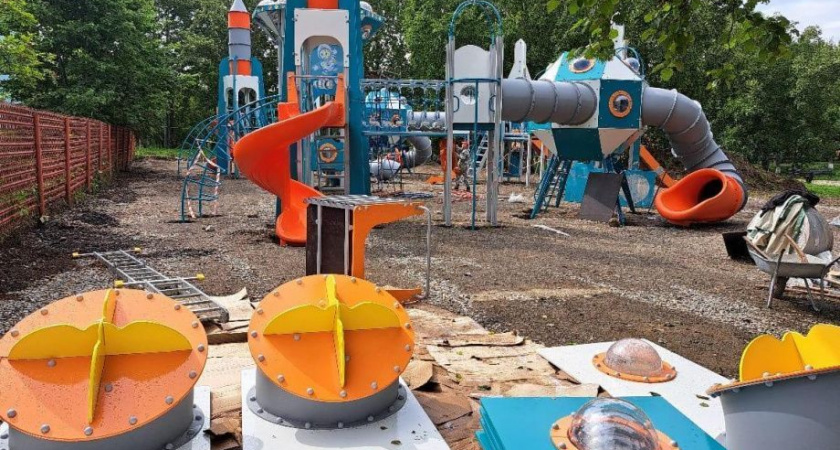 Новая детская площадка «Космос» появится в посёлке Вулканном на Камчатке