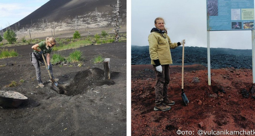 Двое волонтёров из Иркутска убрали мусор за туристами в Ключевском парке