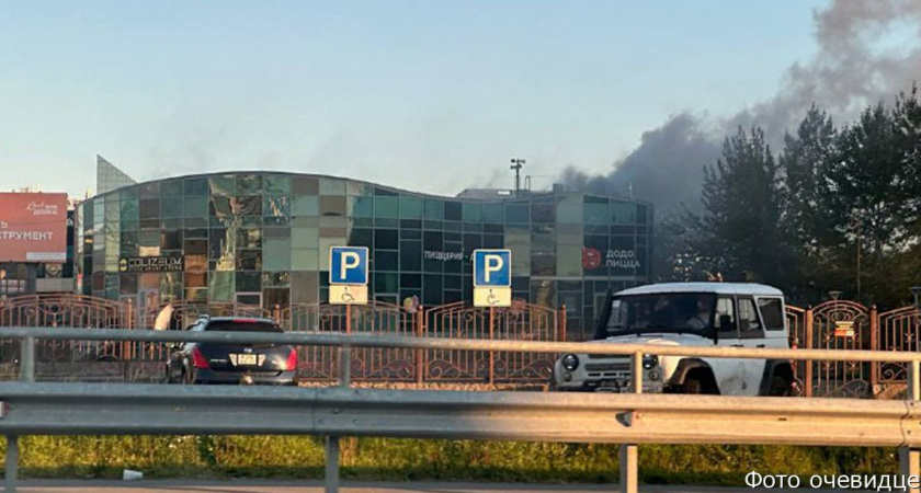 С хрустящей корочкой: в Петропавловске-Камчатском загорелась пиццерия (видео)