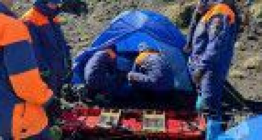 На Камчатке спасатели сняли с вулкана бегуна-экстремала (видео)