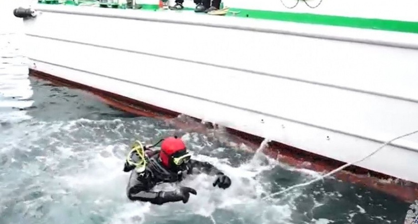 Совместные тренировки водолазов МЧС  прошли на Камчатке 