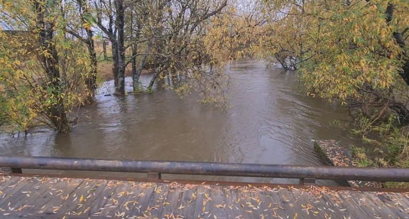 Уровень воды в реке Большая Воровская на Камчатке пошёл на спад