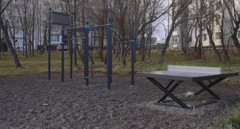 Детская площадка появилась в Петропавловске благодаря губернаторскому проекту
