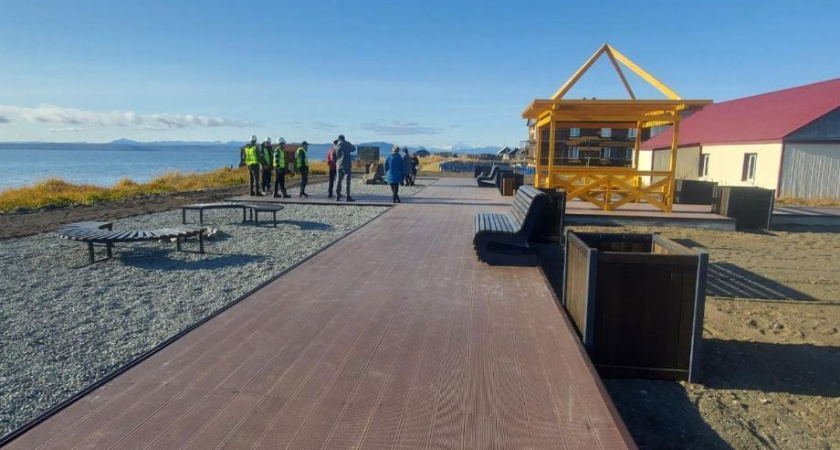 В селе Карага на Камчатке место отдыха обустроили в традиционном национальном стиле