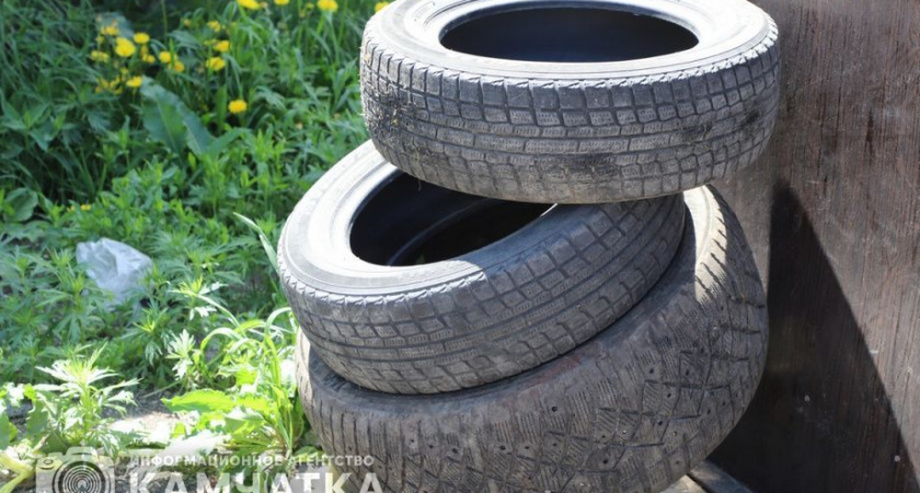 Осенняя акция по приему отработанных автопокрышек на Камчатке завершилась