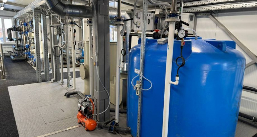 На стройке камчатской больницы проверяют работу очистных сооружений 