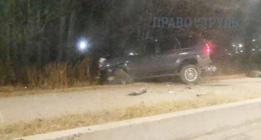 Внедорожник врезался в крест у въезда в Петропавловск-Камчатский