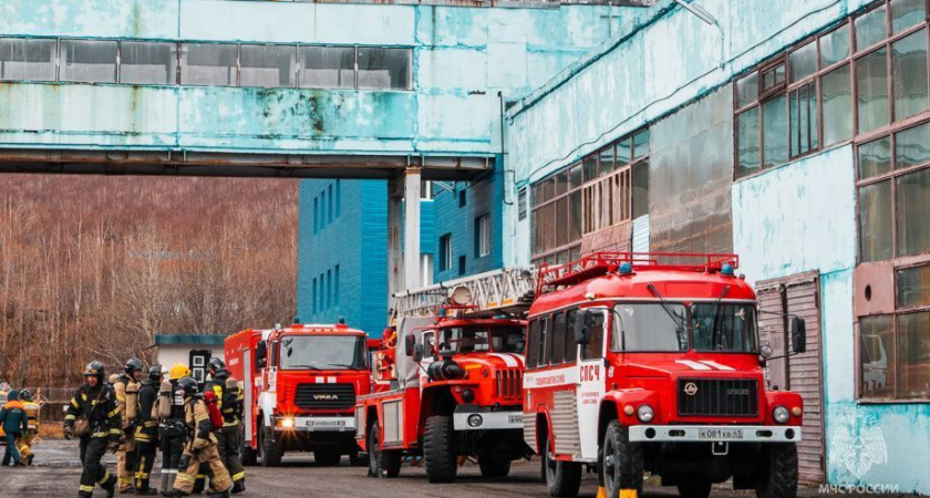 Пожарно-тактические учения прошли в Петропавловске-Камчатском