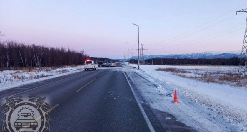 Сон за рулем привел к трагедии: на Камчатке автомобиль врезался в световую опору
