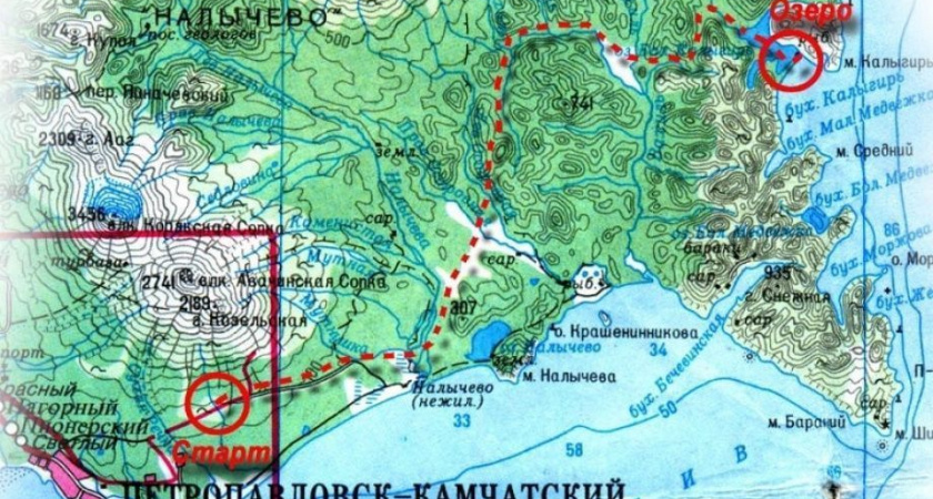 На Камчатке пропал очередной снегоходчик, и снова на озере Калыгирь