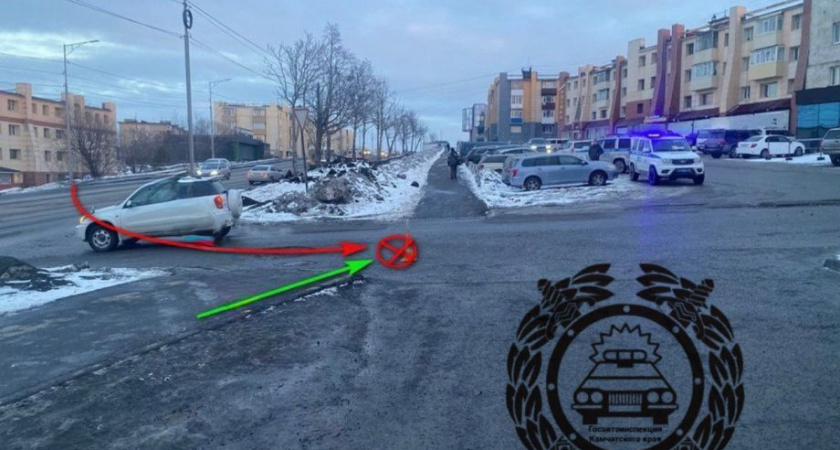Автомобиль сбил пенсионера в столице Камчатки