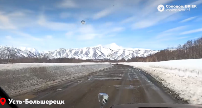 Губернатор Камчатки обещает заасфальтировать участок дороги на Усть-Большерецк