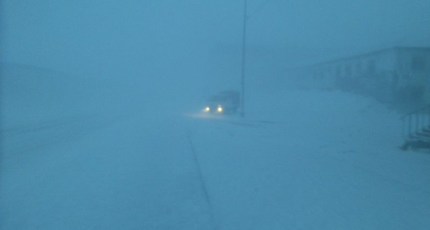 Трассу «село Никольское – аэропорт» на острове Беринга закрыли из-за непогоды