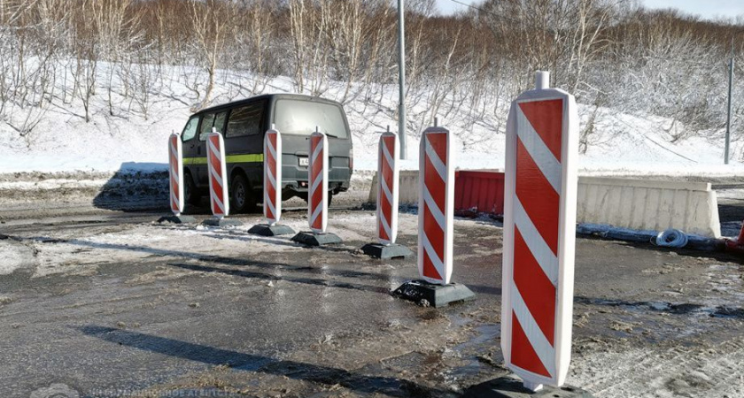 В Петропавловске-Камчатском полностью закрыт проезд через улицу Высотную