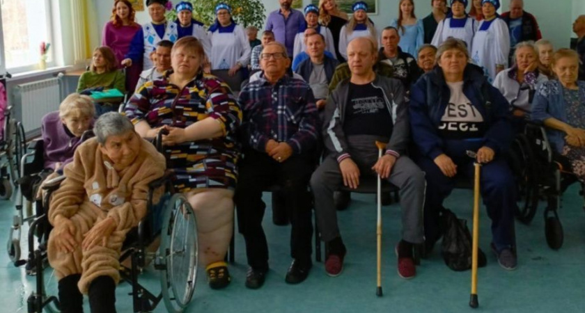 #ПозывнойКультура: подопечные Паратунского дома-интерната поздравили участников СВО с Днем защитника Отечества