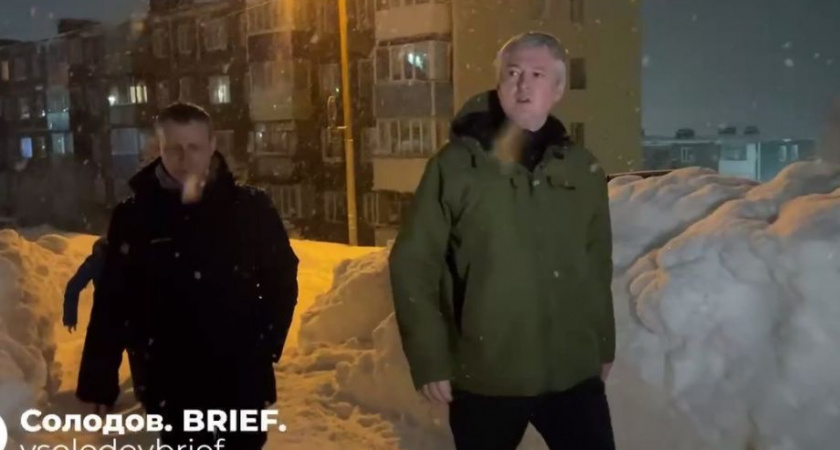 Губернатор Камчатки лично проверил уборку снега после циклона