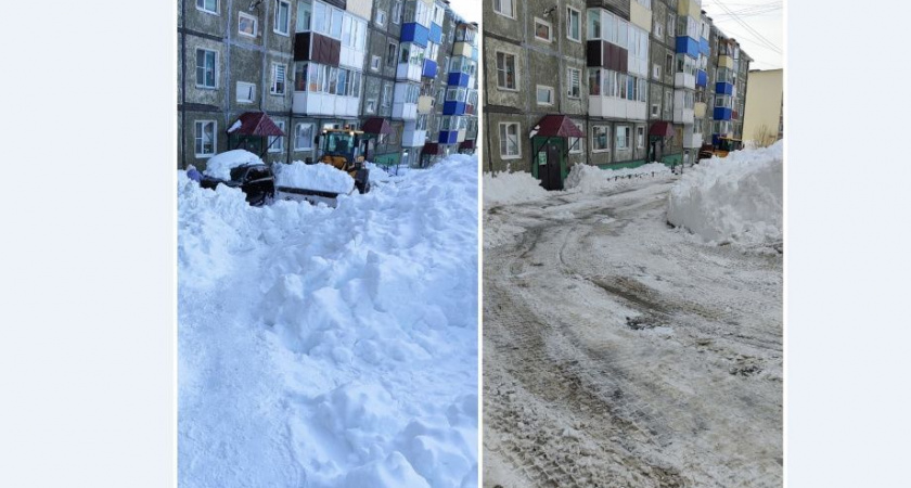УК «Единая молодежь» в столице Камчатки вызволила дом на Королева, 21 из снежного плена 