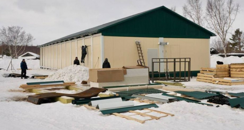 Новая амбулатория в Козыревске — стройка на финишной прямой