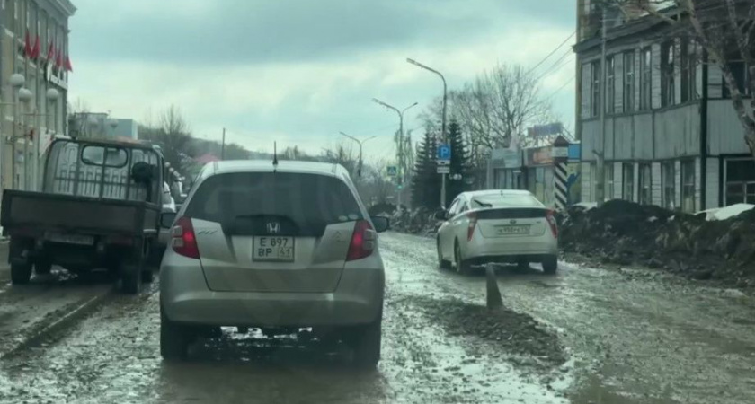 Центральная улица столицы Камчатки вновь закрывается для проезда