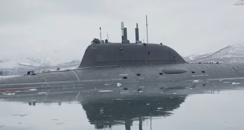 Атомная подлодка «Красноярск» ударила по береговой цели на Камчатке